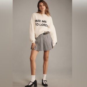 NWOT Anthropologie Maeve Take Me To London Sweater